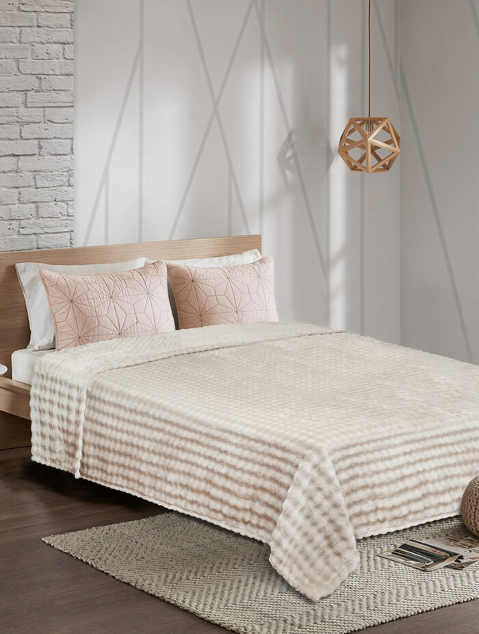 Κουβέρτα Fleece PUFFELLA BEIGE