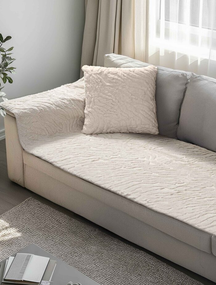 Μεμονωμένο γούνινo κάλυμμα SERANI BEIGE