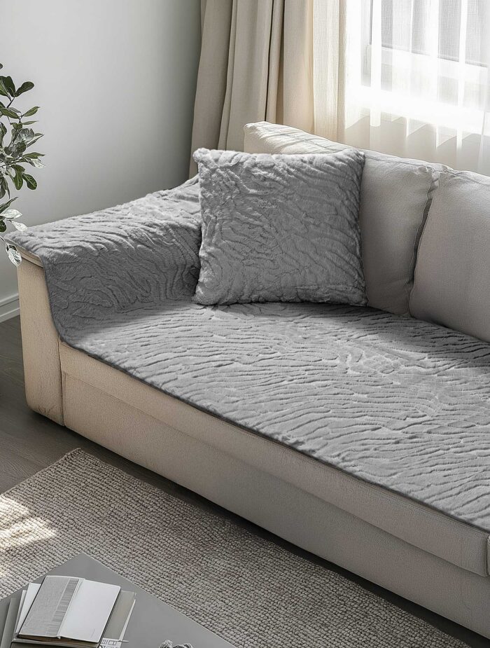 Μεμονωμένο γούνινo κάλυμμα SERANI GREY